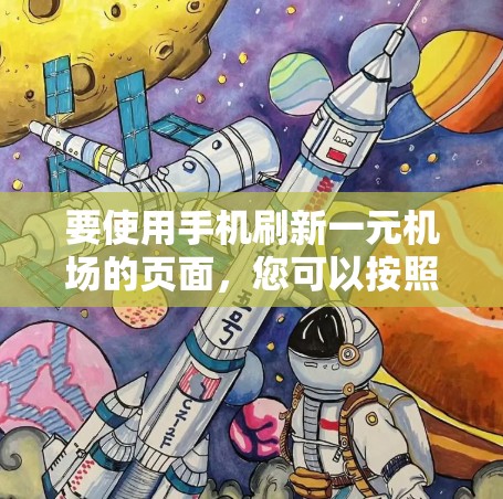 要使用手机刷新一元机场的页面,您可以按照以下步骤操作